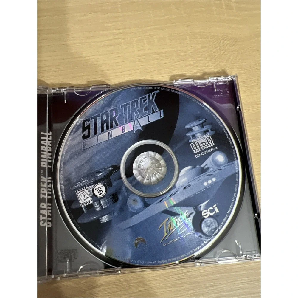 Star Trek pinball action arcade cd rom ibm pc game play windows 95 Interplay